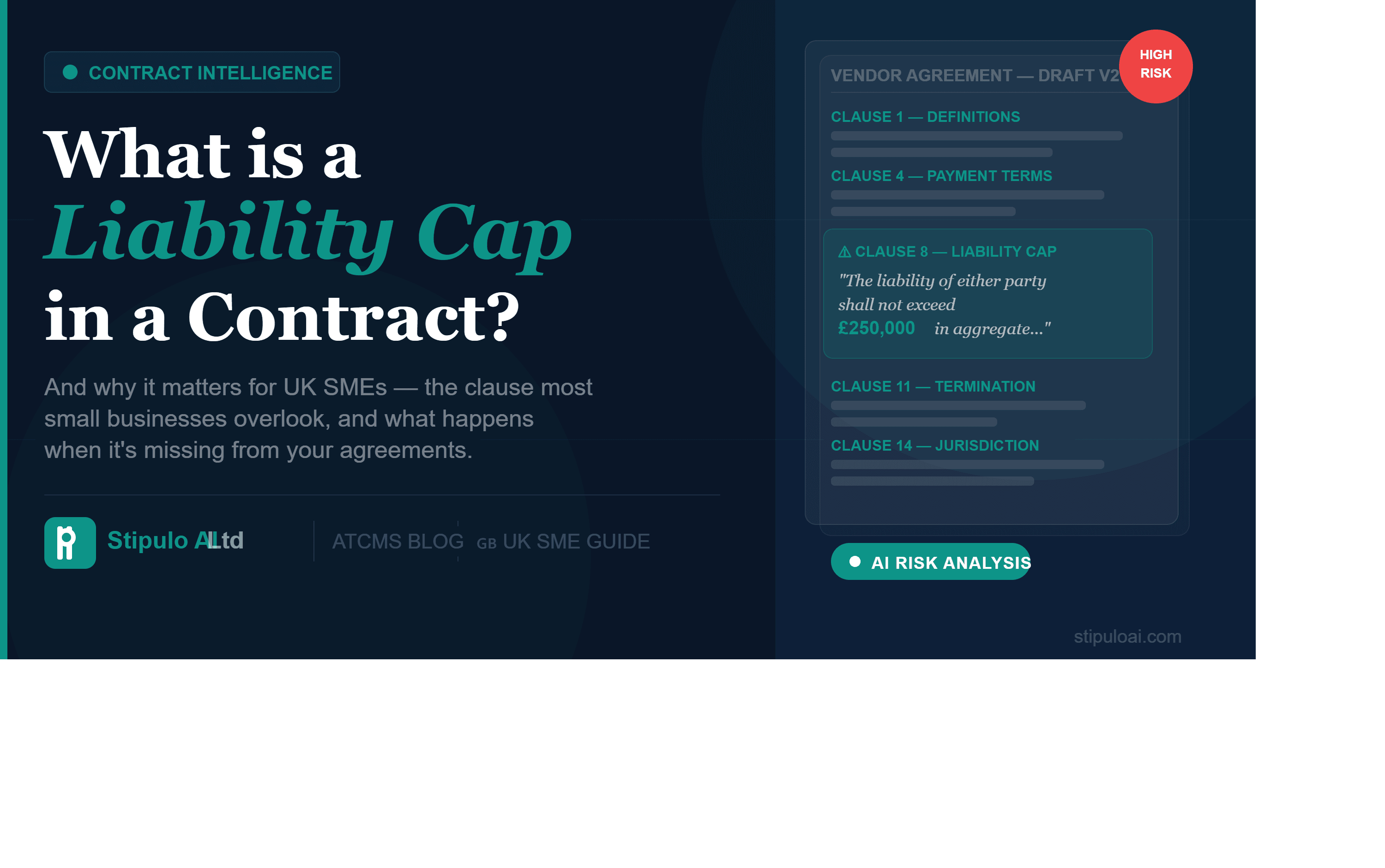 What is a Liability Cap in a Contract — and Why It Matters for UK SMEs